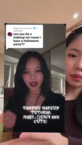 Replying to @𝓶𝓪𝓻𝓲𝓸𝓶𝓪 🪼  quick and easy, hope you have fun at your party .  .  .  #asmr #makeuptutorial #makehallowen #fyp #asmrtiktoks 