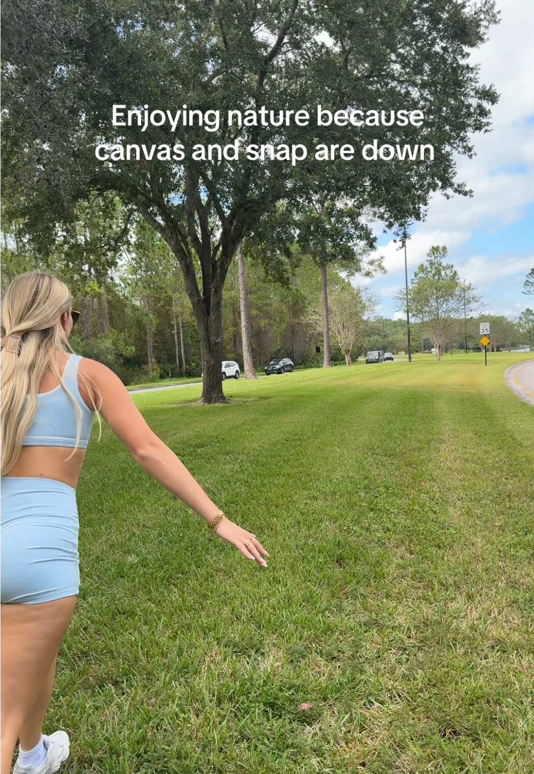 Time to touch grass #UCF #canvasdown #snapchatdown #canvasoutage #collegestudent 