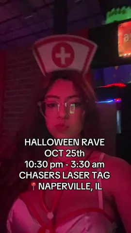 TICKETS IN BIO ‼️ SO EXCITED FOR MY FIRST TECHNO SET 🫶 #rave #halloweenrave #raver #naperville #illinois 