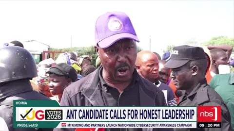 The Alliance for National Transformation presidential candidate, Mugisha Muntu, is concerned that honest and good leaders have chosen to sit and watch the country being taken on by people with selfish interests. @AlansMwesigwa #NBSLiveAt9 #NBSUpdates #UgVotes2026