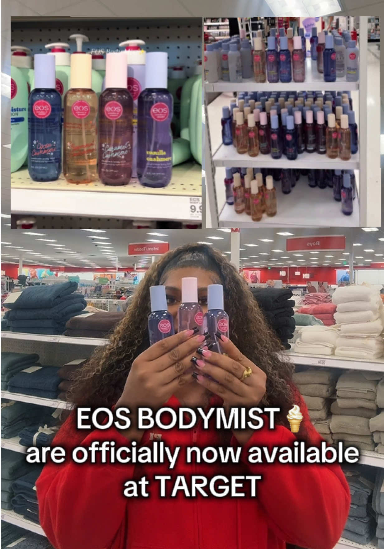 I don’t like peppermint so I didn’t get that one…But, these 3 I loved‼️ @eos Products 💗✨ #eos #eosproducts #fragrance #hygiene #target 