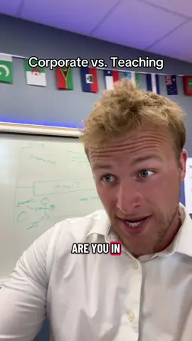 Corporate world vs. Teacher world! #corporate #teacher #schoollife #fyp #viral 
