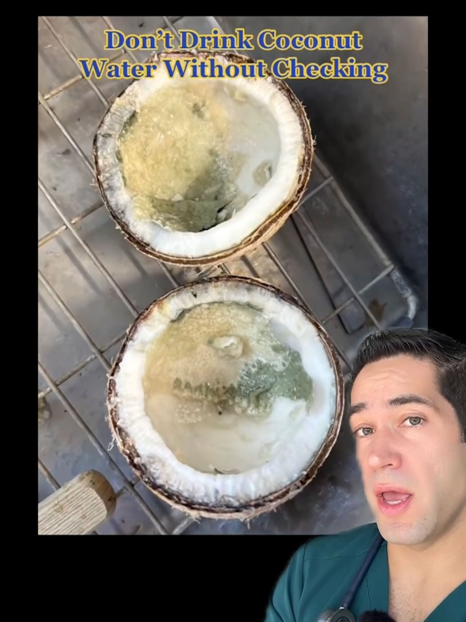 Make sure it's stored properly! 🎥  @idksterling #coconut #foodsafety #foodpoisoning #doctorexplains