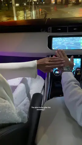 The drive home after the wedding 💍 #fyp #viral #xzyabc #wedding 