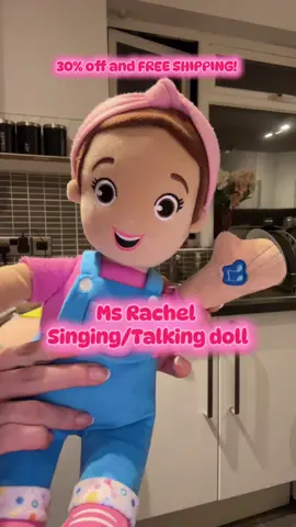 Got a tiny Ms. Rachel superfan at home? Make their Christmas morning magical with a cuddly Ms. Rachel doll from Santa! ✨🩷 30% OFF NOW + Free Shipping!! #msrachel #fyp #foryoupage #obsessed #tiktokshop 