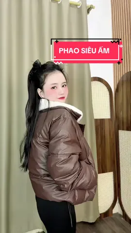 Phao siêu ấm cho ce mình đây ... gió mùa về chỉ cần có em nó thuii #aophao #thoitrangnu #viral #cungthuyreview 