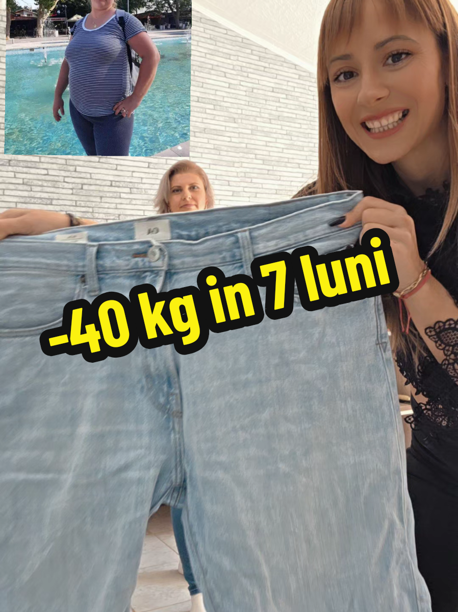 De la 4XL la S Dovada că atunci când îti doresti cu adevărat... totul e posibil! -40 kg in 7 luni! #minus #kilo #slabire #detoxifiere #pantaloni 