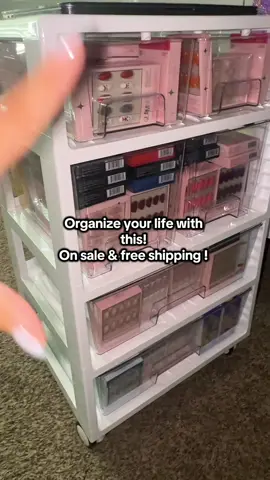 The best organizer & it has wheels!!! @VTOPMART-TT #vtopmart #rollingcart #organizerstorage #storagehacks #tiktokshopcreatorpicks 