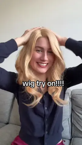 Kind of obsessed with this wig I can’t lie #halloween2025 #cheapwigs #wigparty #halloweenlook #costumeideas 