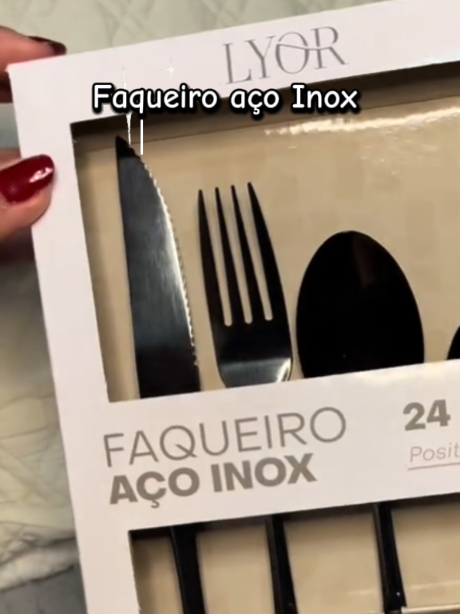 LINK NOS COMENTÁRIOS 🧡  #mesaposta #natal2025 #faqueiro #lyor #jogodetalheres 