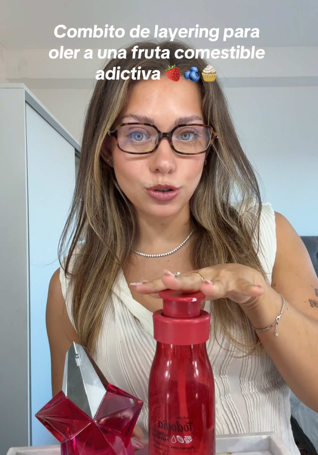 Combo de crema natura + perfume para oler a fruta deliciosa adictiva #layering #comboperfume #perfumes #natura #angelnova 