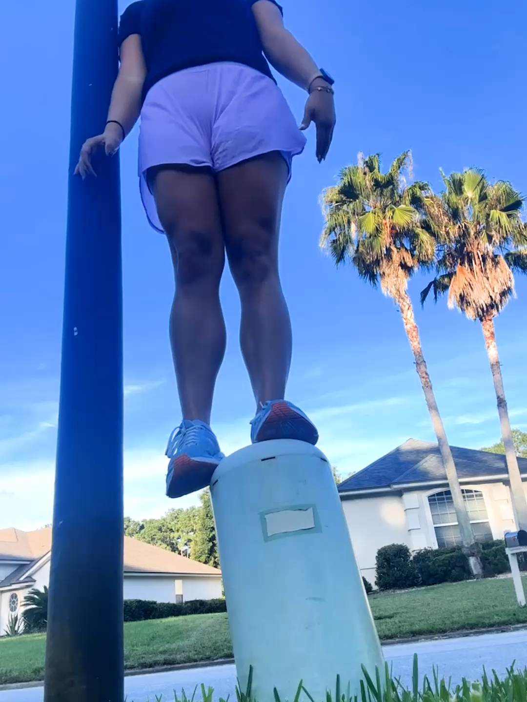 sabotage from a satellite internet operative... 😩 🤣 #gymnastics #cheerleading #gymnasticsfail #cheerleadingfail #coaxbox #cableinternet #propertydamage #hoaviolation #girlfail #faceplant #epicfail #fail
