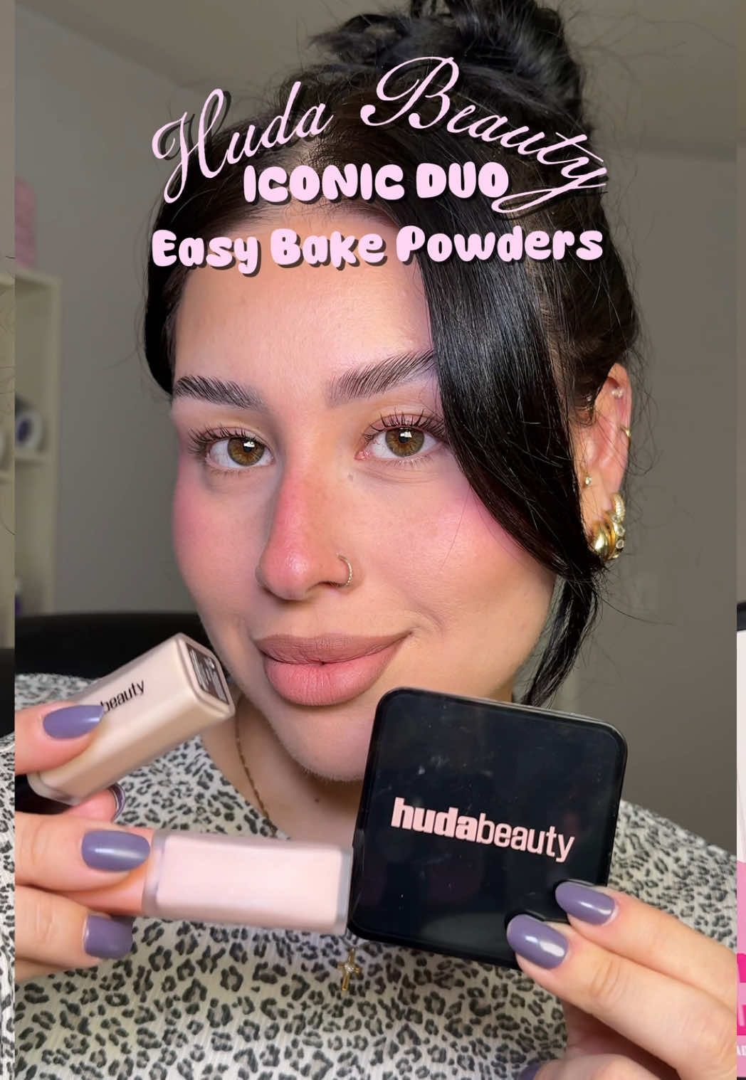 How much more ICONIC can you get???! 🤪 @Huda Beauty  Here’s my first impression of the NEW Iconic Duos as someone who hates undereye concealer 😳 The final look definitely left me shook 👀  #fyp #foryou #foryoupage #parati #makeuptok #hudabeauty #easybakepowder #hudabeautyeasybake #colourcorrection #makeup #latinacontentcreator #torontocontentcreator 