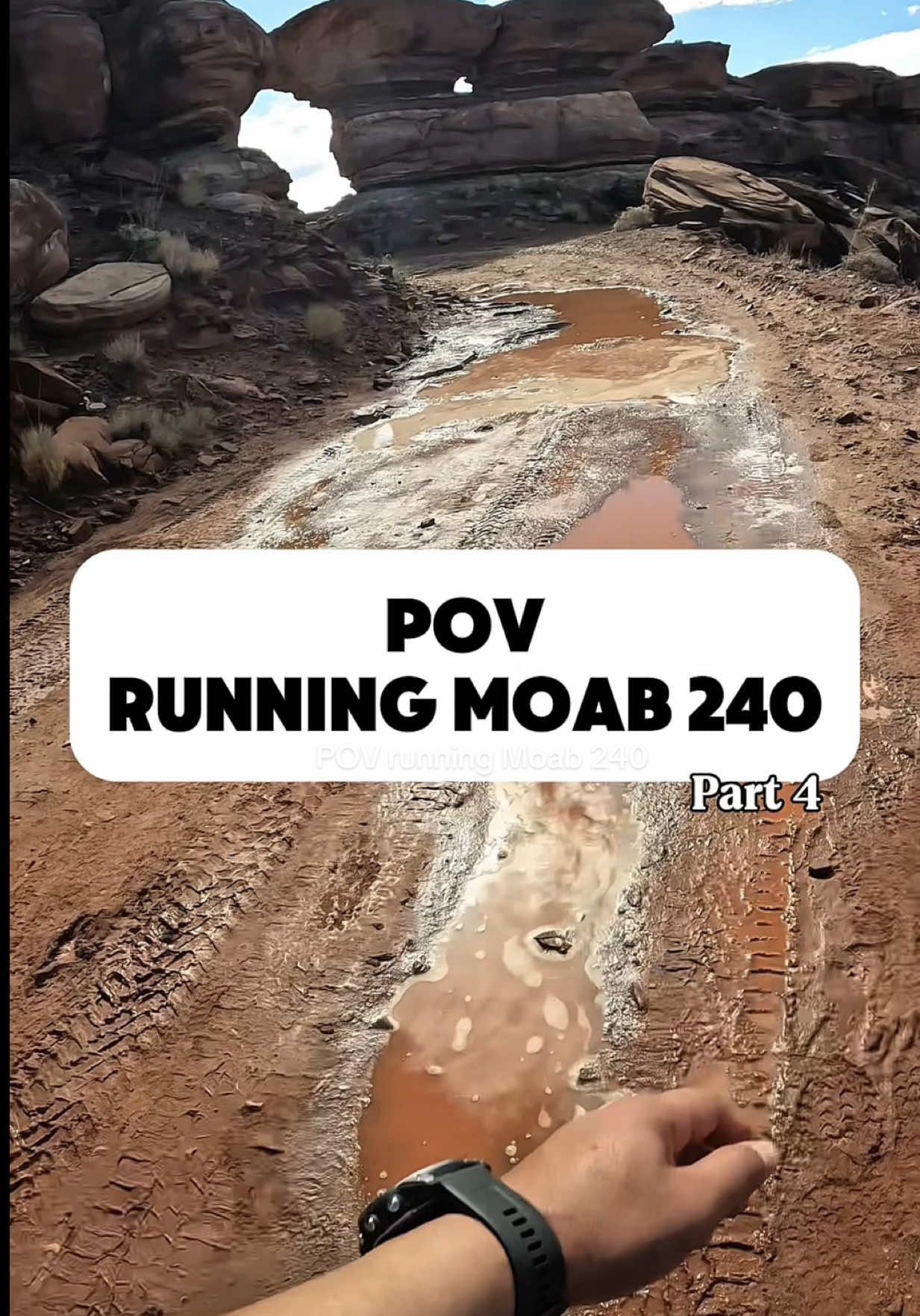 POV Running MOAB 240 Part 4 Once the rain started in the first night it didn’t stop. Temps dropped, aid station resources were stretched thin. The goal was surviving until sunrise. A new day brings new hope.   #moab240 #ultrarunning #runningtok #ultramarathon #ironmantraining 