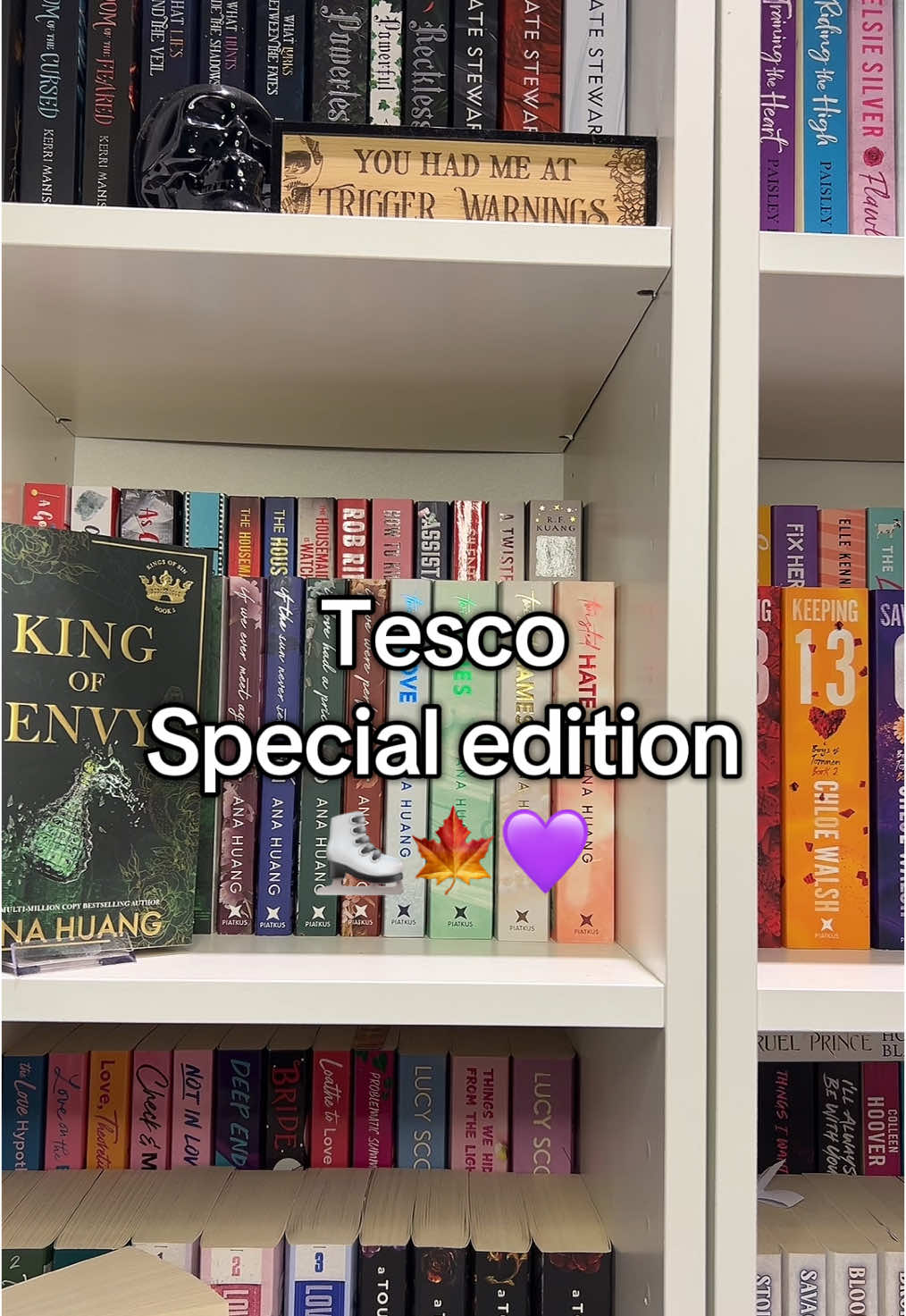 @Tesco special edition copies of icebreaker, wildfire and daydream. These sprayed edge editions are so pretty @Hannah Grace 💕#ConSantanderConecto #BookTok #bookseries #books #book #icebreaker #wildfire #daydream #hannahgrace #tesco #specialedition #sprayededge 