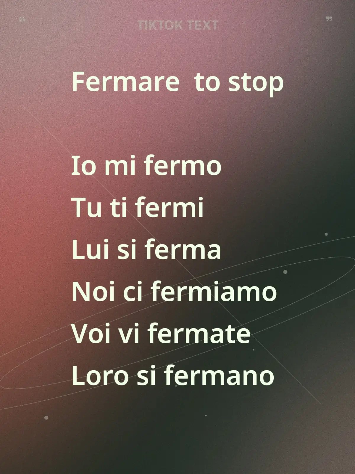 this verb is special verb because it use with mi to ci . non normale #learnitalianlanguage #learnitalian #speakitalian #LanguageLearning #italianlanguage 