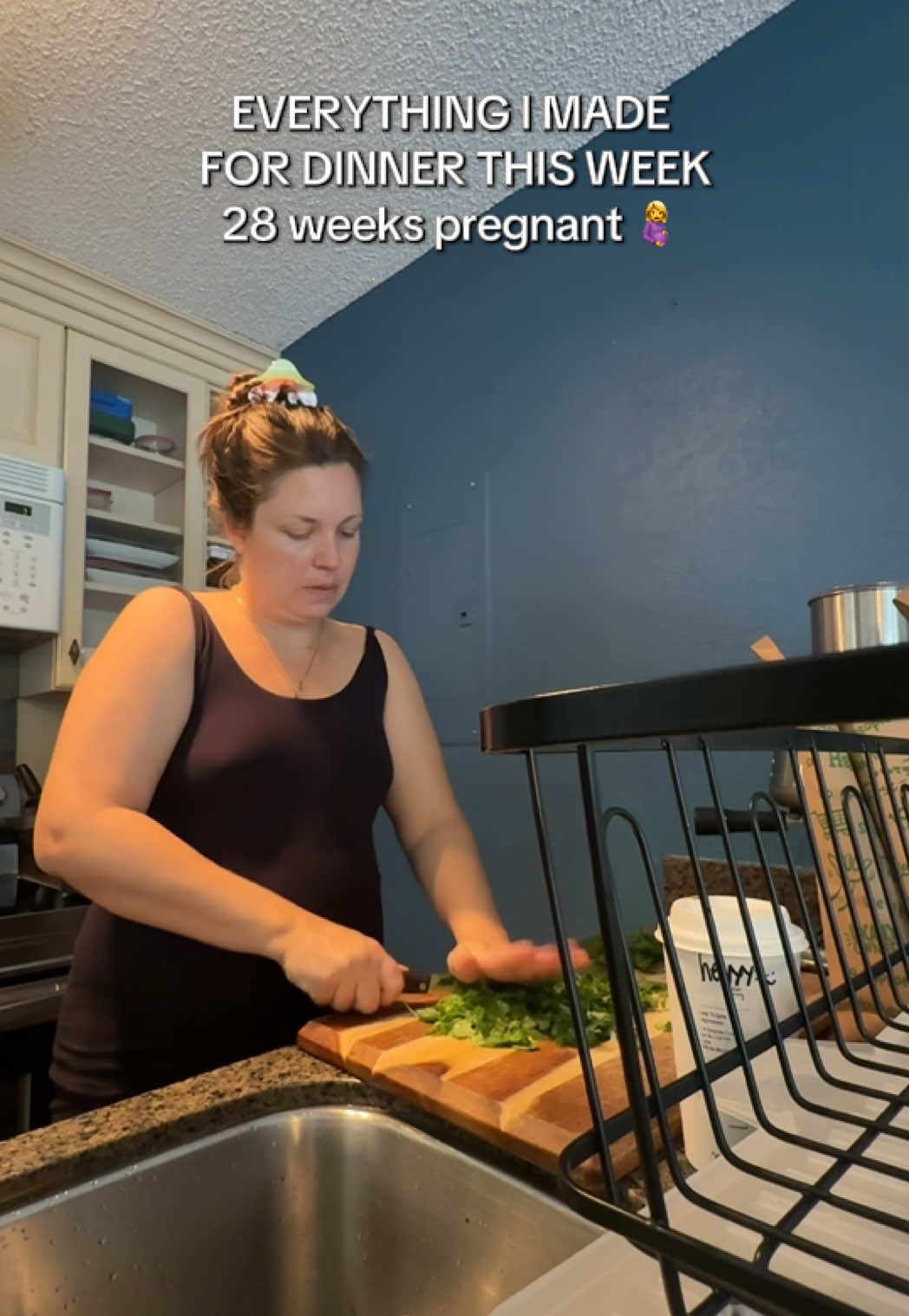 Anyone else cooking like this in the 3rd trimester or is it just me😅SAVE this for when you don’t know what to cook✨#DinnerIdeas #dinners #homecooking #hawaiitiktok  #creatorsearchinsights 