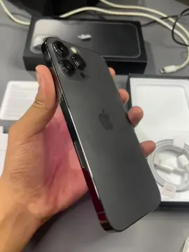 Harga di 7jtaan aja😍 iphone 13 promax  128gb graphite fullshet nominus mulus like new #fyp #xyzbca #bakuliphone #13promax #jualbeliiphone 