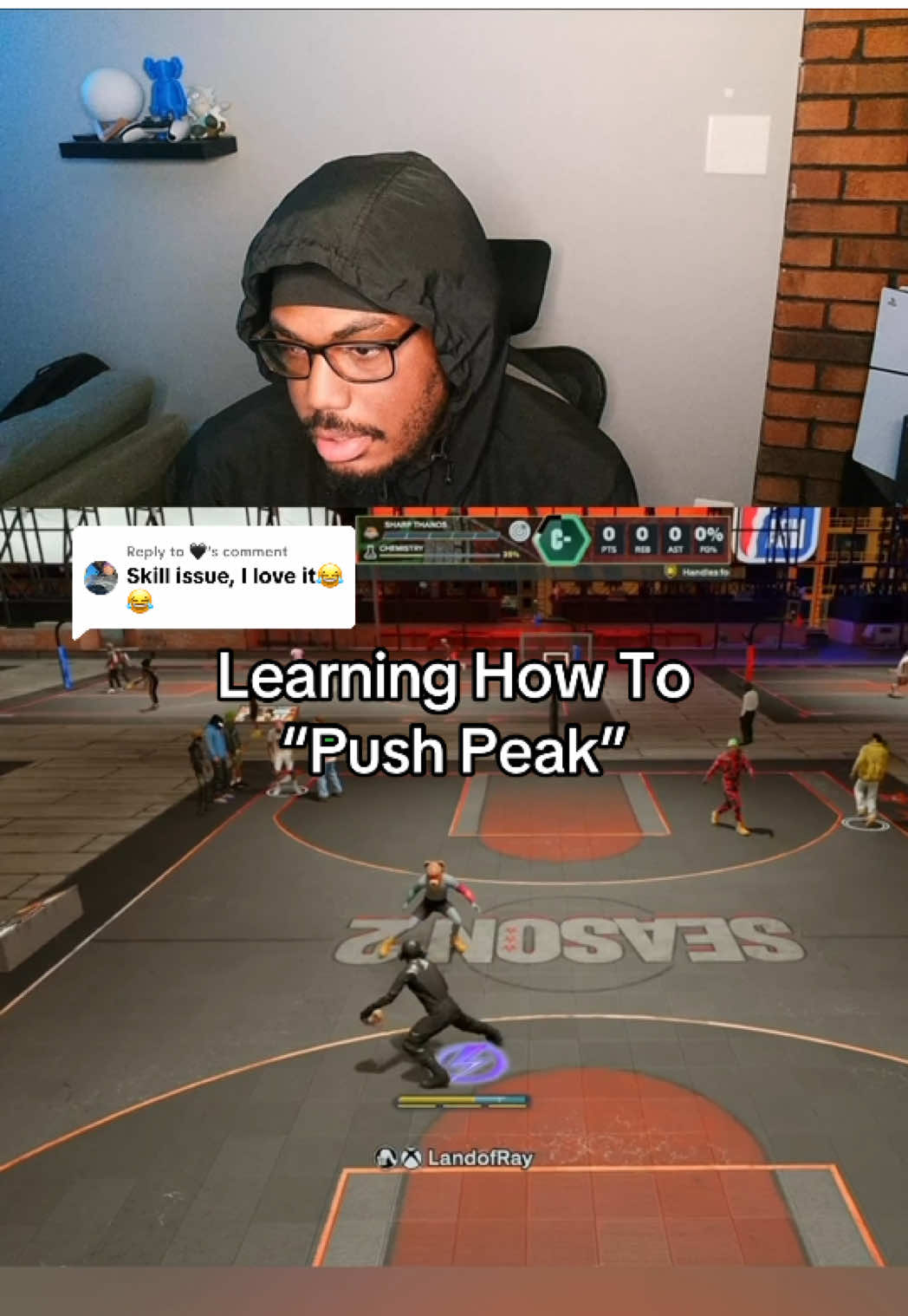 Replying to @🖤  yup  #2k26 #park #pushpeak #skillissue 