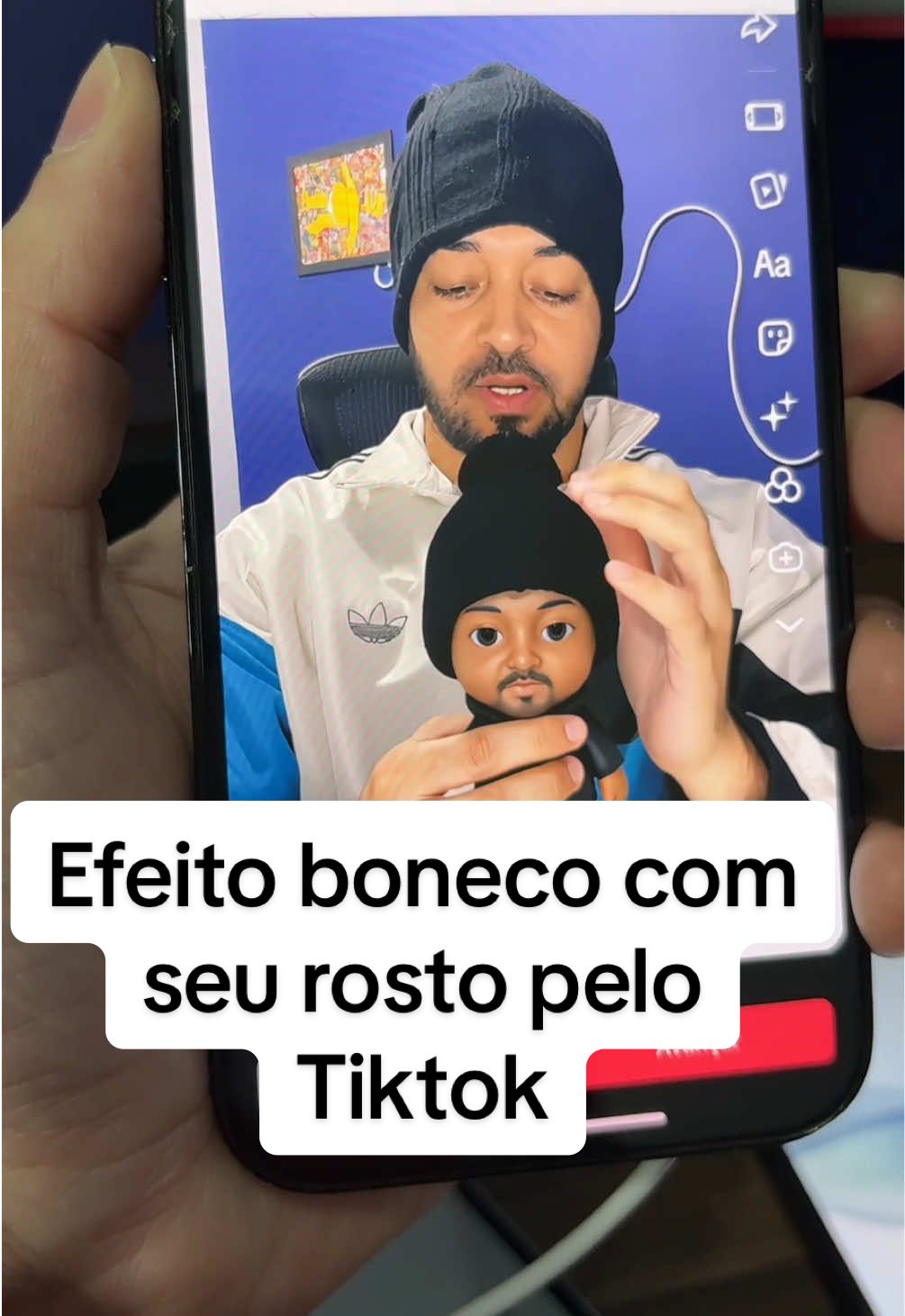 Como fazer o novo efeito usando o tiktok mesmo