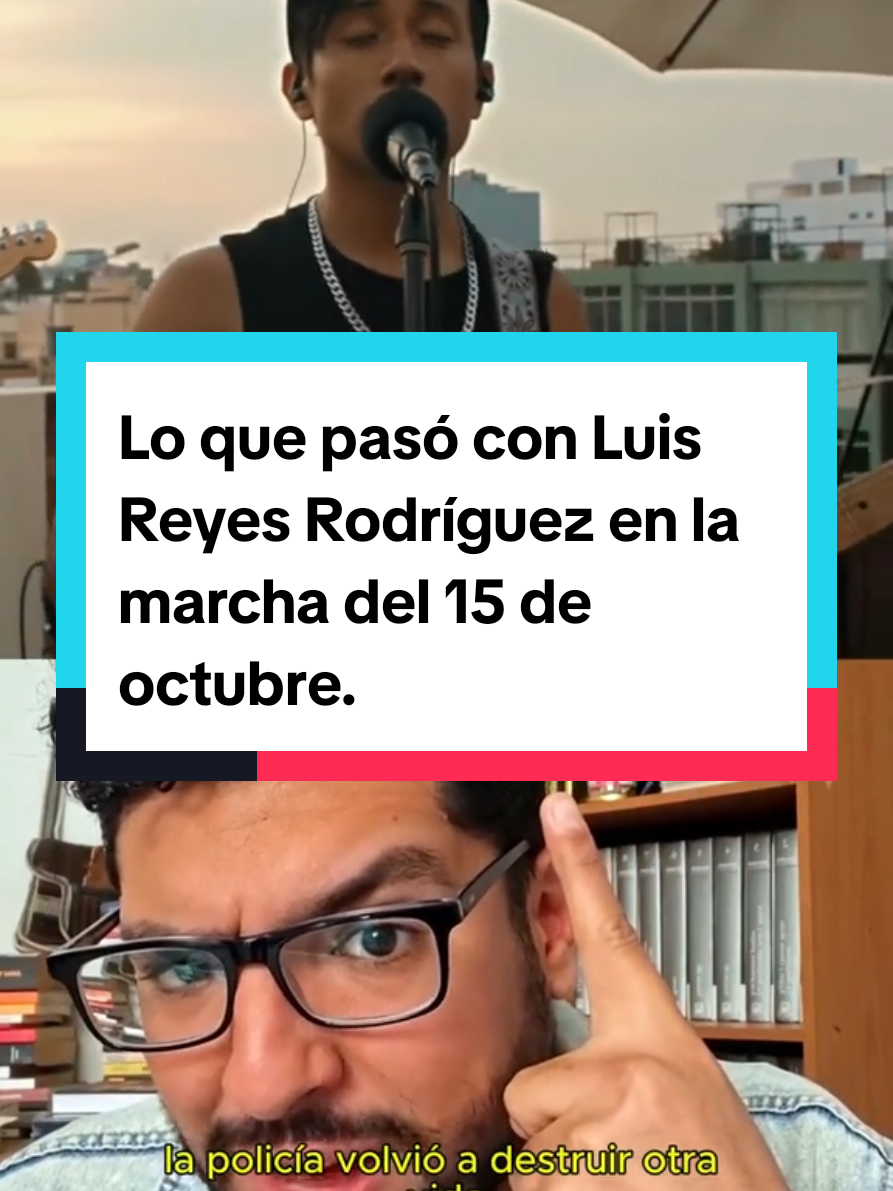 Lo que pasó con Luis Reyes Rodríguez en la marcha del 15 de octubre. #marcha15octubre  #josejeri #congreso 