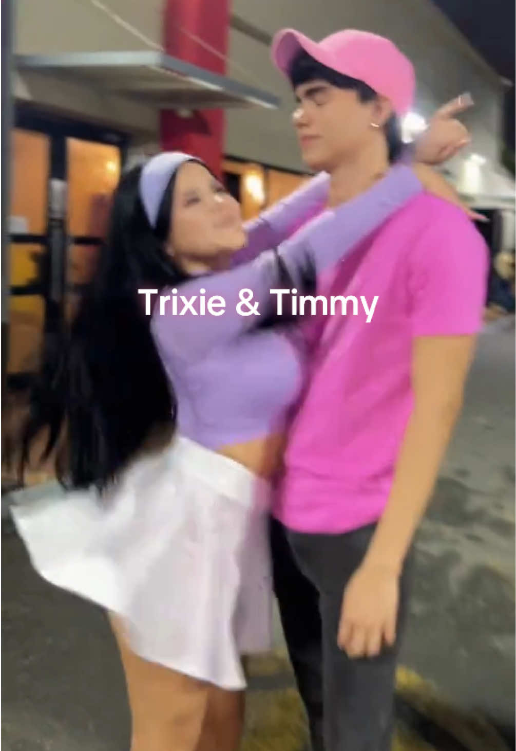 Trixie and Timmy 🩷 Disfraces en pareja  #trixietang #trixie #timmy #disfrazdehalloween #disfrazhalloween 
