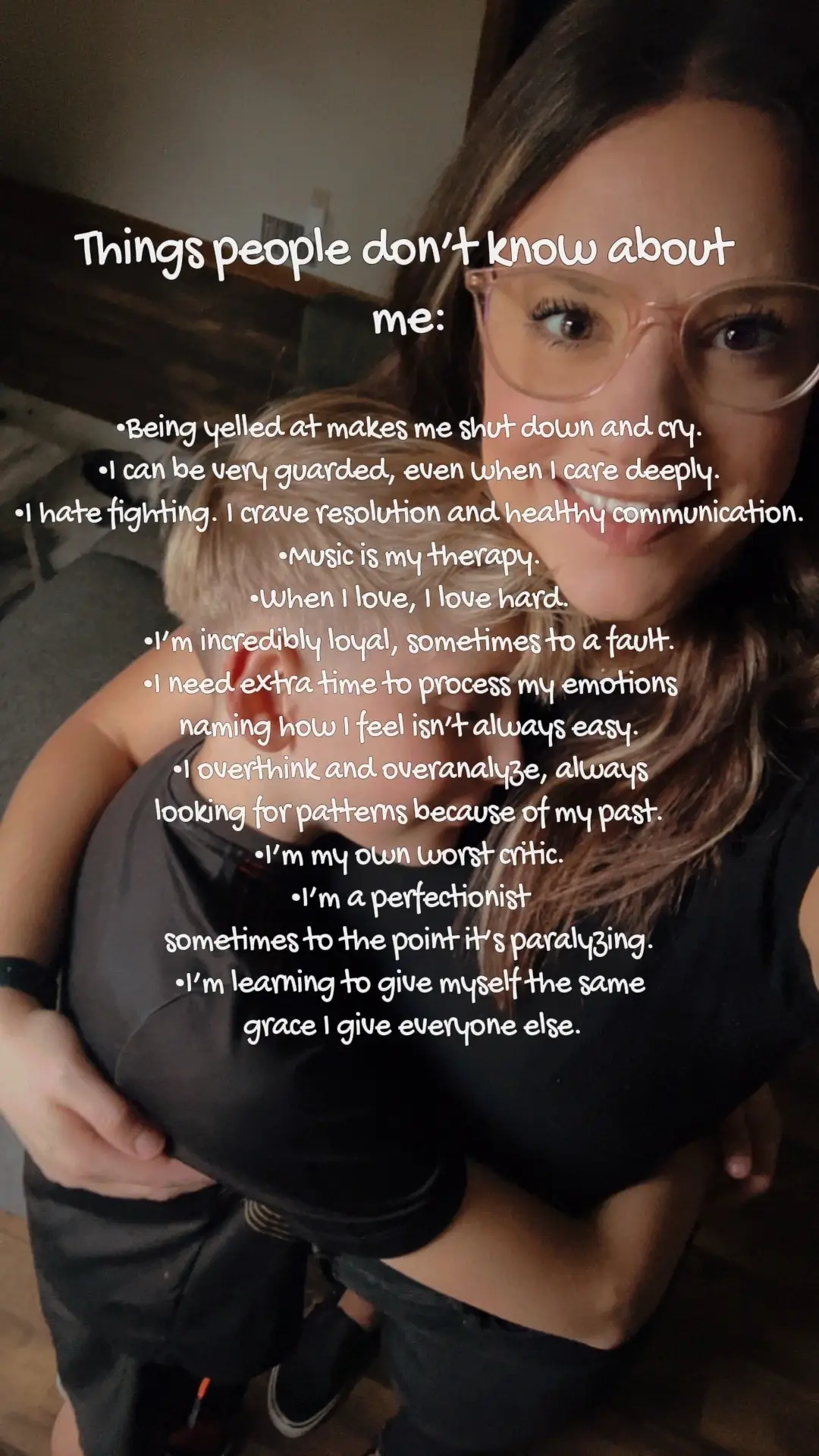 Being understood is its own kind of love. 🤍 I don’t like conflict. Being yelled at makes me shut down and cry. I can be guarded, but when I love, I love deeply. I overthink, replay conversations, and look for patterns so I don’t get hurt again. I need extra time to process how I feel because putting emotions into words doesn’t always come easy for me. I’m learning that boundaries are self-respect. And that caring deeply doesn’t make me weak, or too much,  it makes me human. #HealingJourney #selfawareness #growthmindset #overthinker #foryoupage