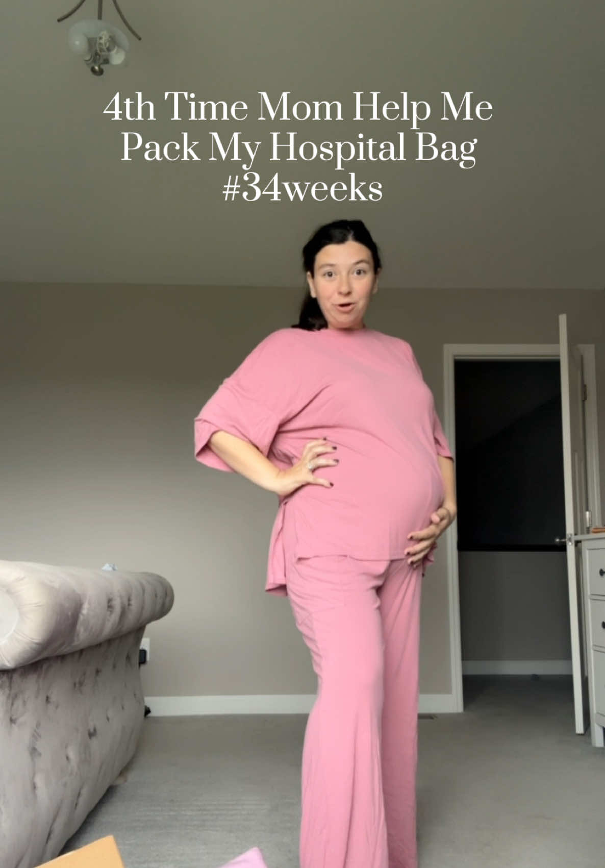 4th Time Mom Help Me Pack My Hospital Bag . Comment what I should pack immediately!  #34weeks #packmyhospitalbag #hospitalbag #birthvlog #hospitalbagessentials 