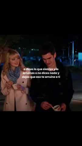 siempre digan lo que sientan #spiderman #andrewgarfield #gwenstacy #ella #paratii 
