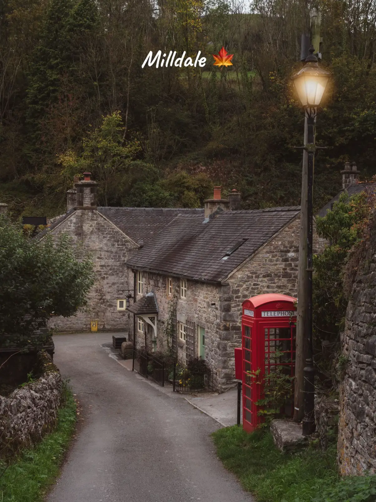 Save it for your future adventure 🍁 Milldale Village  #counryside #peakdistrict 