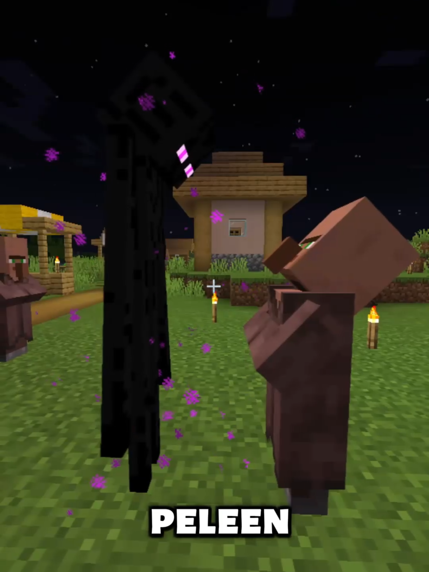 La pelea epica de un Aldeano que habla contra un Enderman en Minecraft #Minecraft #videosvirales #minecraftmemes #humor #fyp #minecrafthacks #minecraftmods