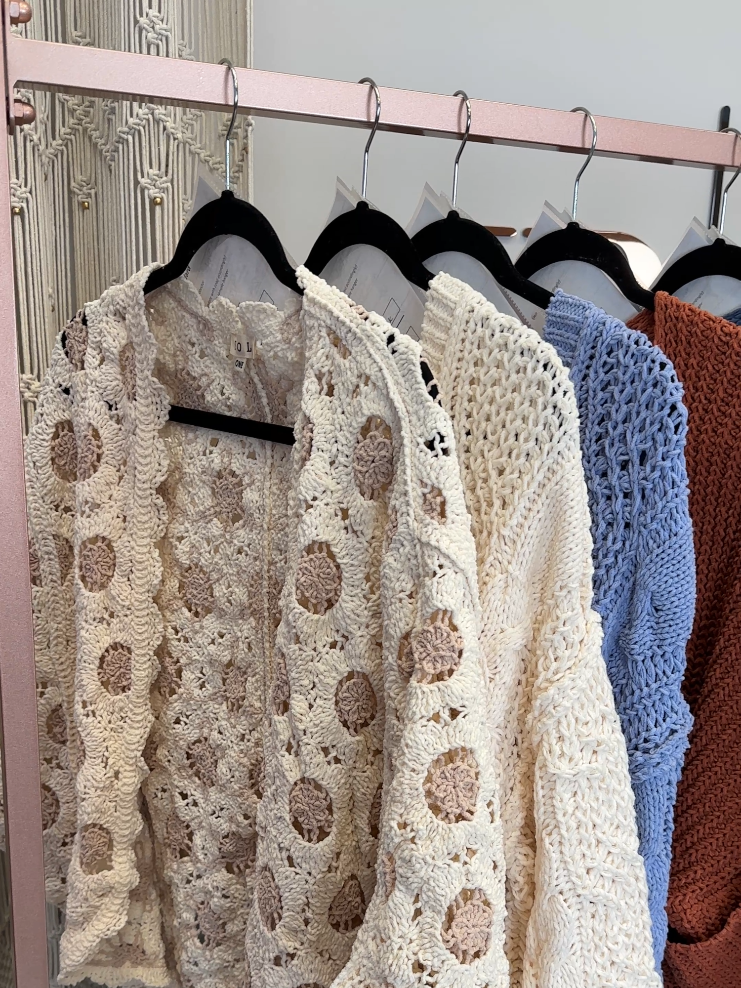 A little BTS moment before these hit the floor 👀 This sweater rack = texture, color, fall dreams loading 🍂 Which one are you grabbing first? #fallfashion #sweaterweather #cozystyle #outfitideas #over40style #styleinspo #realoutfits #trendingnow