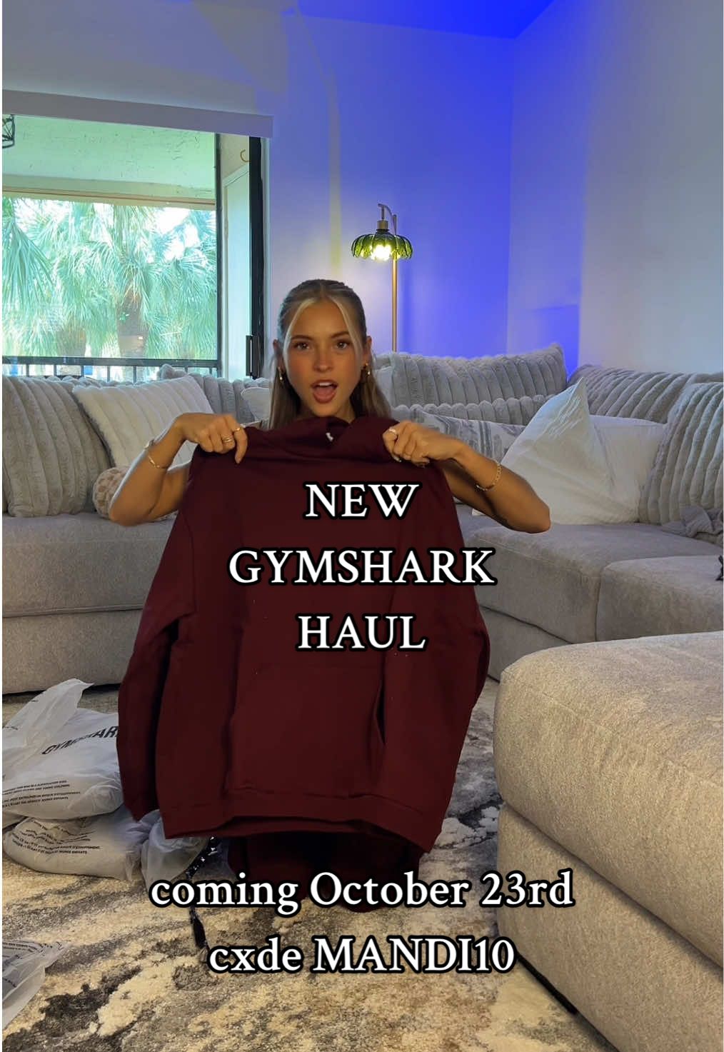 I can’t get enough of this upcoming drop! Everything is so soft and the sweat suits are PERFECT for fall!! @Gymshark code MANDI10 at checkout ❤️