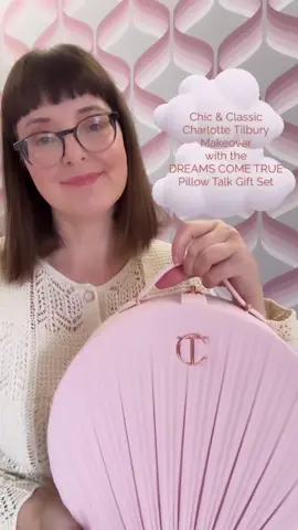 A mini classic makeover with the Charlotte Tilbury DREAMS COME TRUE Pillow Talk Gift set….  I adore this set… Gorgeous easy to wear shades that suit all skin tones, the classic Pillow Talk lip Quad consists of:  💕LIP CHEAT LIP LINER 💕MATTE REVOLUTION LIPSTICK (which is totally iconic and started my love of CT makeup all those years ago!) 💕 COLLAGEN LIP BATH Lip Gloss 💕 BIG LIP PLUMPGASM Minty lip plumping gloss  💗 Eyeshadow palettes in classic easy to wear neutral and nude shades:  Love the pigments on these, they are so easy to blend even for a novice like me: I’m not the best at eyeshadow but these make it super easy! The highlight shades just POP!  💗EYES to MESMERISE Cream eye colour pot has incredible pay-off, ensures a great moody base for sultry night time looks… the depth of colour this gives is unsurpassed  💗 PUSH UP LASHES Mascara duo; classic Super Black and Dream Pop which I’m wearing (a rich berry shade)  Love the flat comb like applicator which gives even my limp lashes an oomph of volume!  💗 BEAUTY LIGHT WAND in light and medium shades give a beautiful glowing highlight that’s subtle and classy, love to use these to accent the whole face  💗 CHEEK to CHIC Swish & Glow blusher has to be one of my favourite products: it’s a lightly shimmering powder that’s feathery light on the skin, no harsh pops of colour here just a soft rosy glow.  💗 LOVE & LIGHT Lip & Cheek Glow is a creamy sheer blush that gives skin that healthy hue with a dewy finish…. It’s subtle and gentle - like a kiss from a rose  💗 Pillow Talk Eyeliner has eluded me on this occasion, sadly the lid is so firmly attached that not even a pair of pliers could remove it! Sorry to say I cannot test this which is a real shame…. From the end of the pencil base it looks like it’s a nice deep brown shade  If anyone wants a decadent makeup gift then this is it!  The heart shaped micro velour with 1950’s style pleating feels like something my Mum would’ve cherished in her youth.  The inner liner is removable so this can be used as a sweet nostalgic vanity case!  Thank you @influenster @Charlotte Tilbury for gifting this beauty to review #influenster #holiday2025 #charlottetilbury #charlottetilburygiftset 