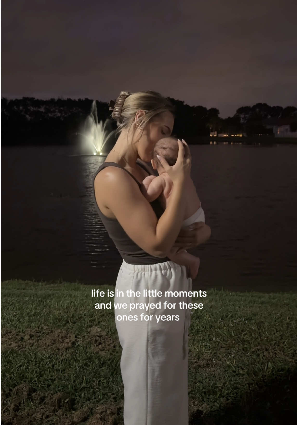 living out our prayers that we’ve had for years 🤍 the little things like going for a family evening walk - those are so special and heart filling now with our baby boy 🫶🏼  and miss faith! 🐾 we are blessed to be first time parents and have this life 💕  #newparents #momtok #firsttimemom #firsttimeparents  #momoftiktok 
