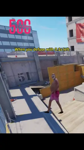 When you defuse with 0.1s left #fyp #viraltiktok #cs #cs2 #gaming 