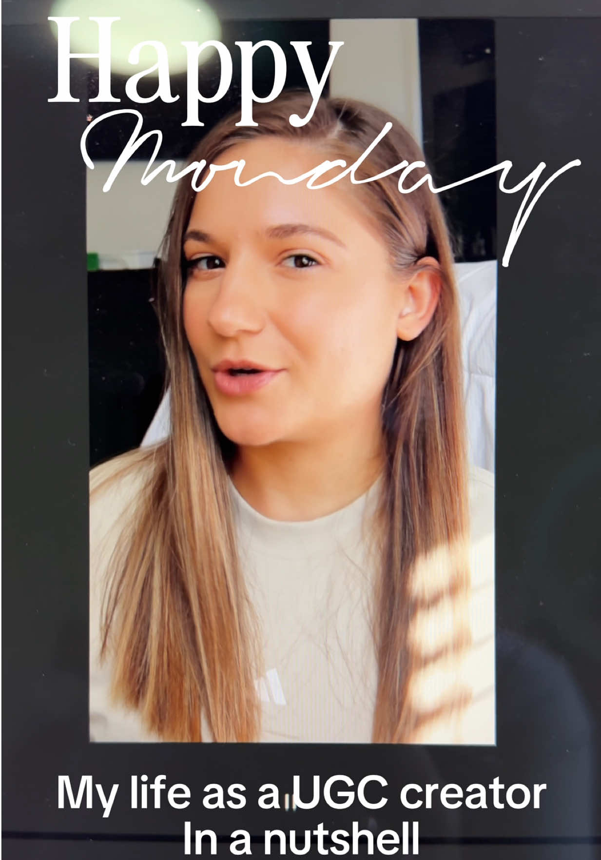 Happy Monday. I hope yours is better than mine 🤣 This is a very accurate depiction of how my life as a UGC creator looks like. 👍  That’s why I STAND behind the statement “if I can do it… you can too“ Maybe one day I’ll learn to speak properly and not need 50 takes 🤦‍♀️ #ugccreator #ugcbloopers #ugccommunity #ugccontent #ugc 