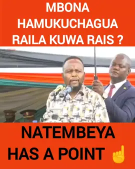 ‼️Kama wakenya walishindwa kuchagua Raila kuwa rais, they will never see a good president to elect‼️ They will always make wrong choices‼️ ~ Natembeya's wisdom is on another level 👇  #happy_mashujaaday2025 #farethewell_raila 