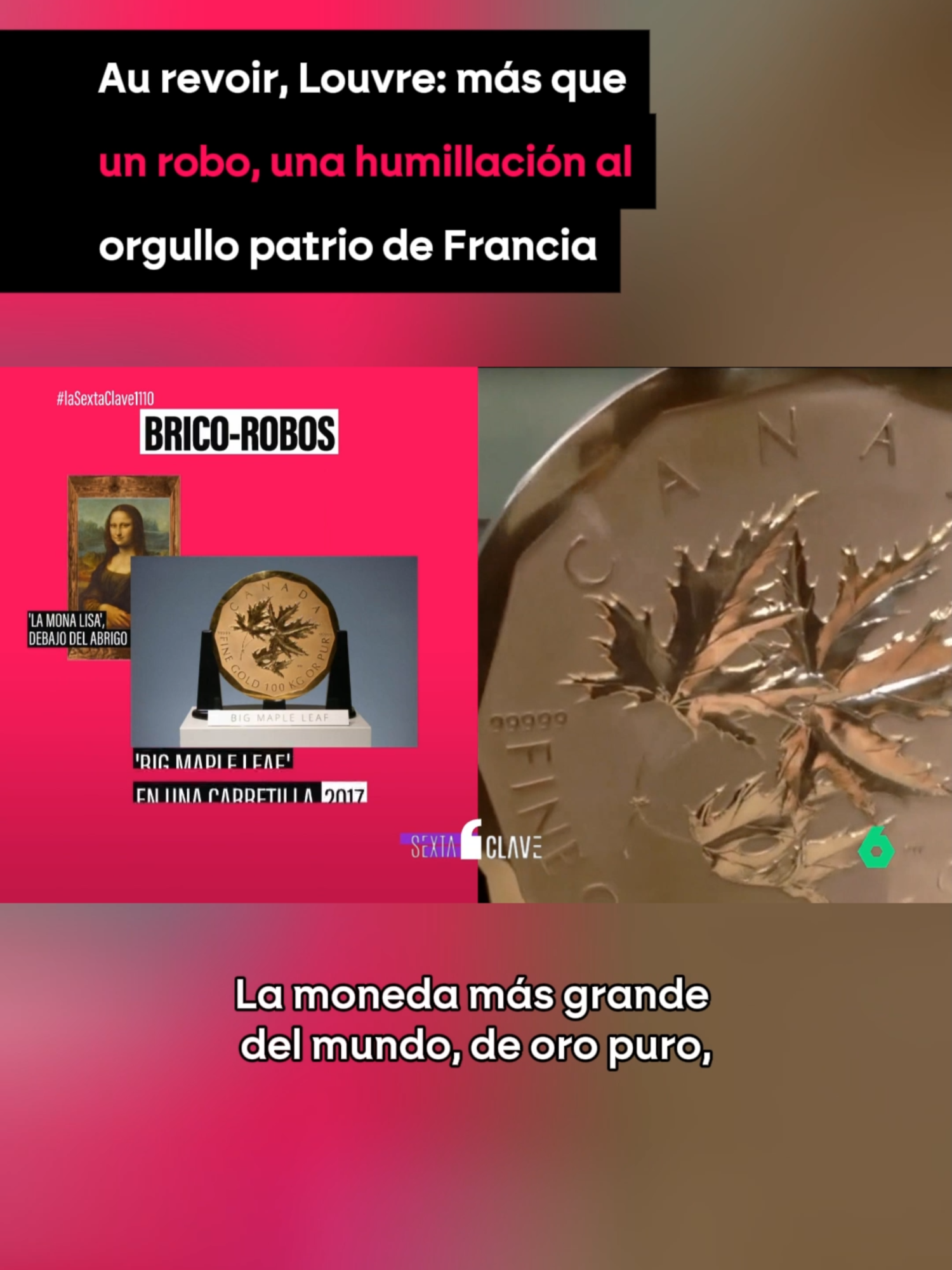 Francia no solo ha perdido piezas de gran valor: el robo en el Louvre hiere su historia, su identidad y su orgullo patrio. Para los franceses, el museo es un símbolo nacional. Lo que empezó como una fortaleza para defender París se convirtió en palacio real y terminó siendo patrimonio del pueblo. Puedes ver el programa completo en #atresplayer 📲 Sigue a laSexta en Google Discover desde el enlace de la bio. #louvre #museo #robo
