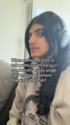 Ur argument doesn’t flow logically 😭 