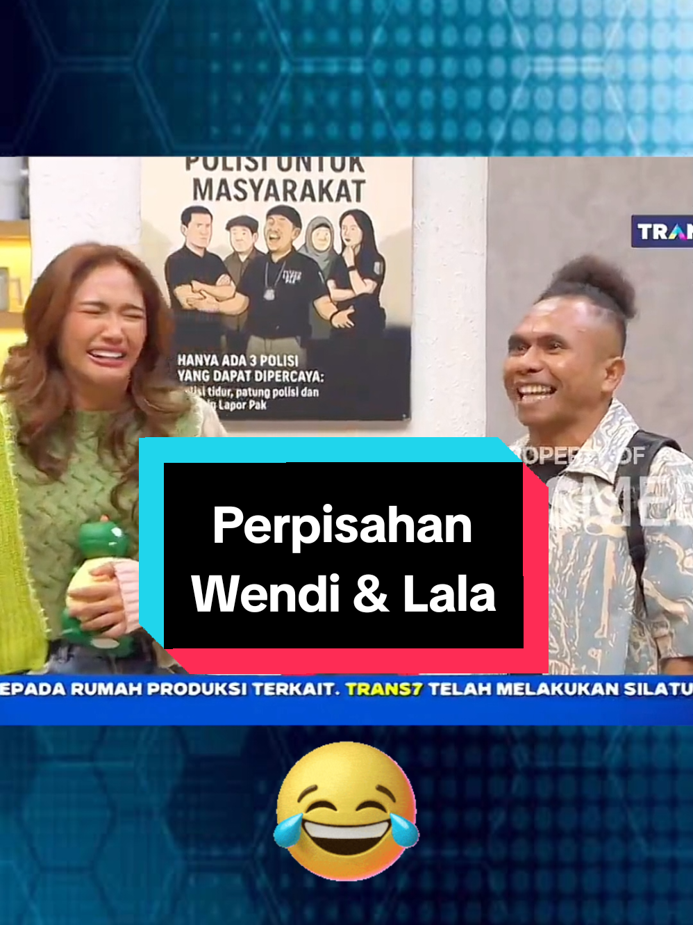 Perpisahan antara Wendi dan Lala 😍🔥 #laporpak7 #trans7official #marionjola #jeje #longvideos 