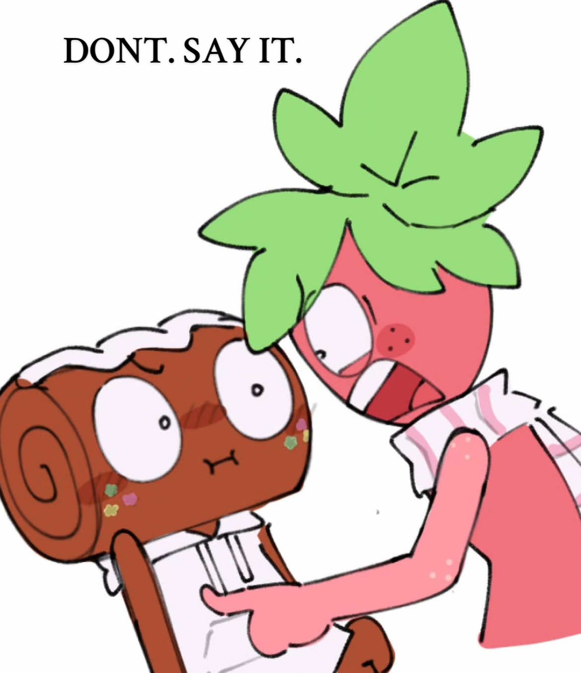 average sprout and cosmo argument #dandysworld #fruitcake #animation #robloxart #fanart 