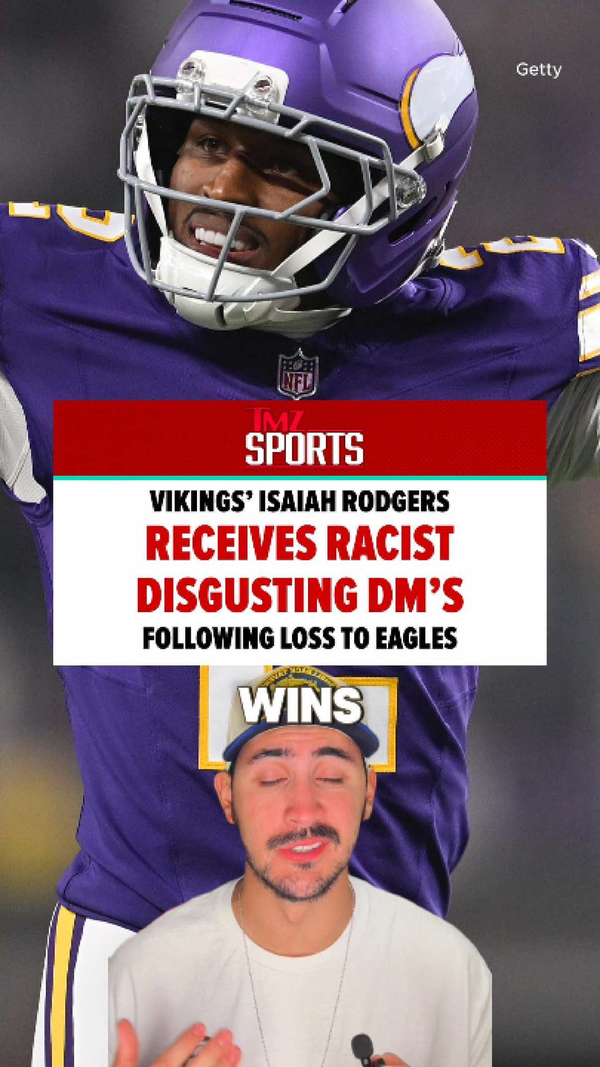 Isaiah Rodgers put a fan on blast after receiving vile, racist DM’s following the Viking’s loss to the Eagles on Sunday… FULL STORY IN BIO!