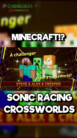 Minecraft Collab With Sonic Racing Crossworlds?! #sonic #Minecraft #sonicracingcrossworlds