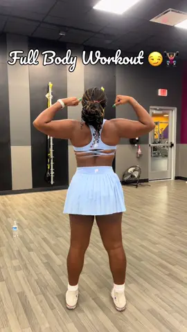 Build the Body 😍💪🏽 Full Body Workout 🏋🏽‍♀️🩵 It’s almost Sagittarius ♐️ season!! I’m definitely gone be ready 🤪💁🏽‍♀️ #Fitness #gymgirl #gymootd #fullbodyworkout #naturalbody 