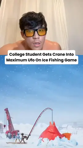 College Students Gets Maximum ufo  While Ice Fishing #kick #kickstreaming 