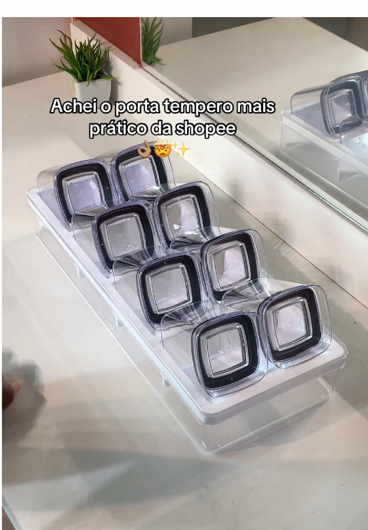 Ele é hermético e serve para colocar na gaveta !! Achei perfeito 1000/10  #shopee #enxovaldecasa #portaremperos 