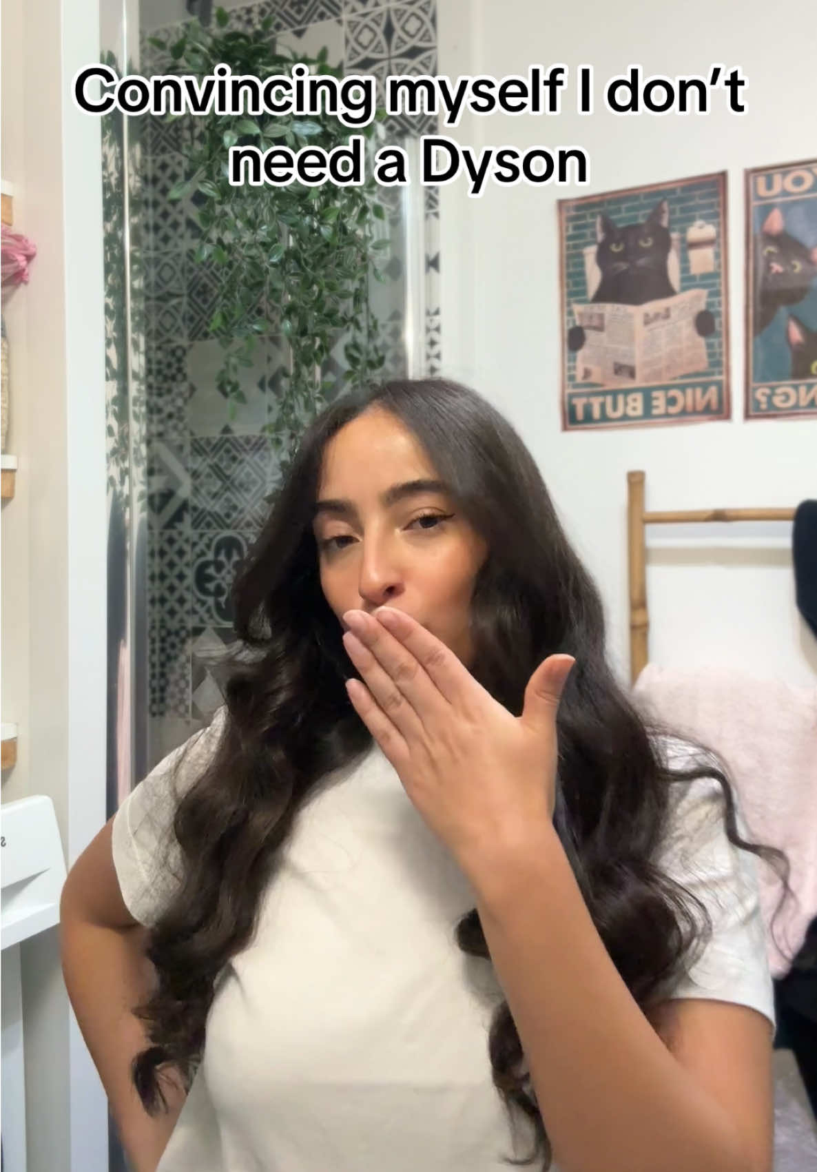 I don’t  #tunisia🇹🇳 #تونس🇹🇳 #hair #heatlesscurls #dyson 