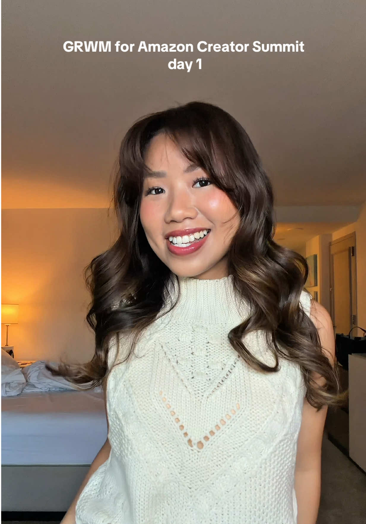 Quick GRWM for Amazon Creator Summit day 1 🥰  #grwm #transition #amazoncreatorsummit #hairgoals @Amazon Fashion @Amazon Influencer Program 