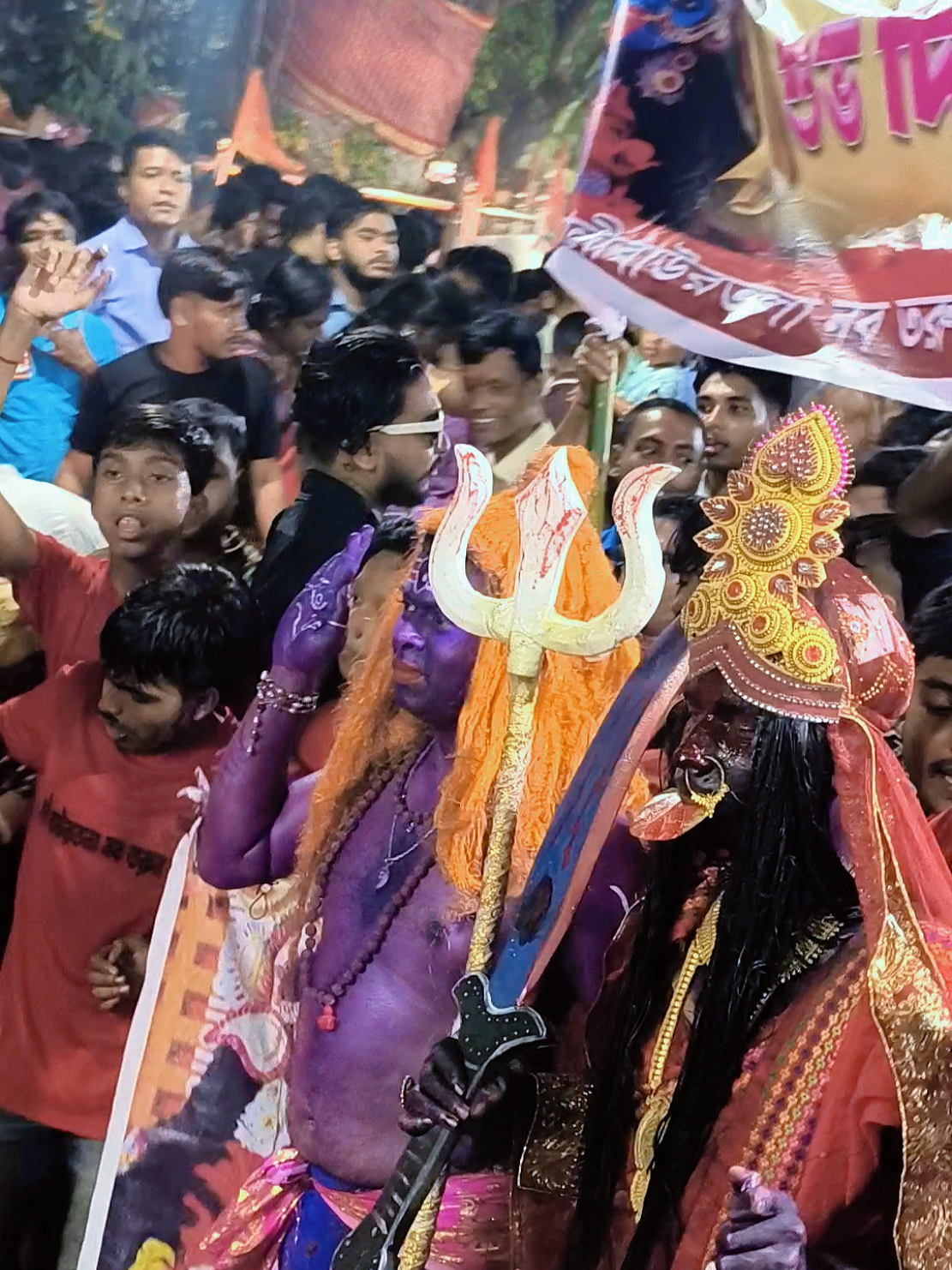 মেহার কালী বাড়ী,মায়ের পূজা 🙏🙏🙏